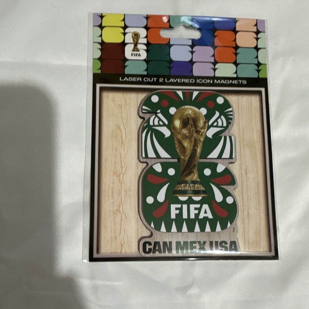 FIFA Officially Licensed Mexico CAN/MEX/USA Laser Cut Layered Icon Magnet